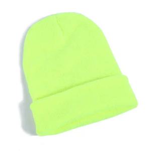 Nueva versión coreana de la gorra de punto con etiqueta de tela de copo de nieve Simple deportes al aire libre ocio cálido sombrero para hombres y mujeres - Product Image 1