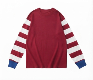 Sudadera de Hombre con Logotipo Bordado Personalizado, Cuello Redondo, Nueva Colección de Invierno, Color Sólido, Mangas Largas, Ligera - Product Image 3