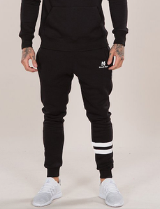 Chándal deportivo con logotipo personalizado para hombre, conjunto de entrenamiento en gimnasio con forro polar de poliéster 100%, en blanco - Product Image 6