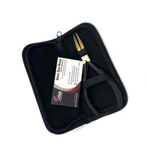 คีมต่อผมอเนกประสงค์ทำจากสเตนเลสสตีลสีดำสีทองโลโก้ออกแบบได้ตามต้องการ - Product Image 1