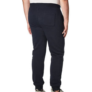 Pantalones de chándal de lana para correr informales activos para hombre, pantalones de chándal de patrón recto con bolsillos en la cintura con cordón, estilo frontal plano - Product Image 2