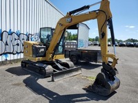 Nouveau pour mini-excavatrice sur chenilles pour moteur 306D/306E/306E2, boîte de vitesses, capacité de la benne de 0,22 m³, garantie 1 an, importé