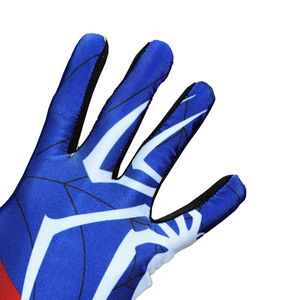 Guantes de Fútbol Americano de Piel Sintética con Logotipo Personalizado para Adultos, Nuevo Diseño, Palma Adhesiva, Cubierta de Muñeca, Marca Personalizada - Product Image 3