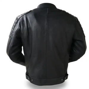 Veste en cuir stylée pour hommes la plus vendue différentes couleurs disponibles au meilleur prix veste en cuir pour hommes de haute qualité - Product Image 6