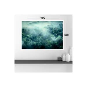 โต๊ะ MDF ขนาดใหญ่70X50ซม. สีสันสดใสลายพิมพ์ภาพทิวทัศน์ธรรมชาติกรอบศิลปะติดผนัง86 - Product Image 4