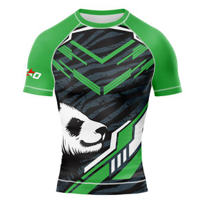 เสื้อรัดกล้ามเนื้อผู้ชายแบบใหม่ปี 2023 สำหรับกีฬา MMA มวยปล้ำ น้ำหนักเบา ระบายอากาศได้ดี เหมาะสำหรับฤดูหนาว พร้อมโลโก้สั่งทำพิเศษ - Product Image 3