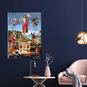 Obra de arte impresa en lienzo: Decoración de Jesucristo para el hogar, enrollada en lienzo para galería - Product Image 1