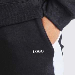 Survêtement personnalisé de haute qualité pour hommes Slim Fit respirant Jogging ensemble Streetwear couleurs unies pas cher taux/prix usine 2026 - Product Image 4