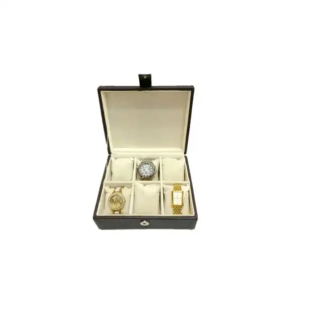 Caixa de joias de couro MD23 Caixa de relógio de madeira com tamanho 30X8X11 cm fabricante e atacadista de melhor qualidade