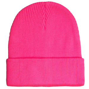 Bonnet en fil recyclé écologique Bonnet en gros thermique doublé polaire Casquette de crâne Bonnet d'hiver Mode Streetwear Bonnet côtelé - Product Image 2