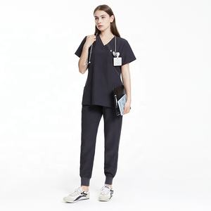 New Female Nurse Scrubs Uniforms Sets <b>Top</b> Jogger Meidical Scrubs Uniforms Nursing Women Scrubs Sets Stretch Hospital Uniforms - Product Image 3