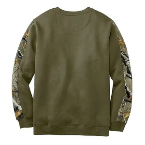 Men's High Quality Oversized 100% Cotton Crew Neck Sports Sweatshirt Custom Printed Winter Plain Blank <b>Hoodie</b> - Product Image 3