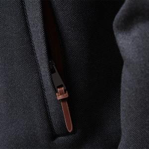 Sudadera con Capucha y Cremallera para Hombre, Diseño Retro Urbano, Ropa Deportiva, Sudadera de Punto Cálida para Invierno, con Cremallera, Antiarrugas, Color Sólido - Product Image 5