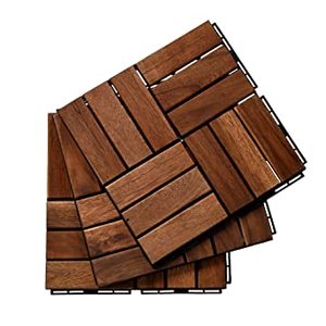 Dalles de terrasse en bois d'acacia du Vietnam - Finition marron moderne pour les espaces extérieurs - Product Image 5