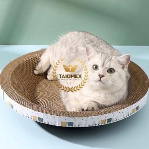 Herbe à chat en papier ondulé bon marché planche à gratter jouet chat carton à gratter - Product Image 6