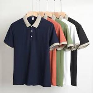 T-shirt pour homme en coton à manches courtes personnalisable, uni, séchage rapide, haute qualité, 100% - Product Image 6