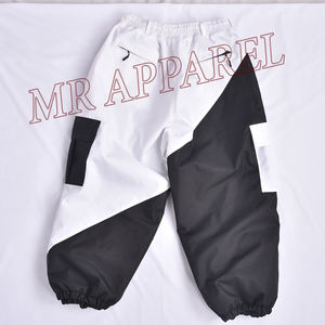 Pantalon baggy imperméable personnalisé de grande taille pantalon décontracté surdimensionné ample pantalon baggy cargo avec poches zippées neige pantalon de ski - Product Image 2