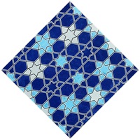 300x300mm Intérieur Céramique Coloré Maroc Style Carrelage Mural Orient Motif Antidérapant Décor Glacé Carreaux de Sol