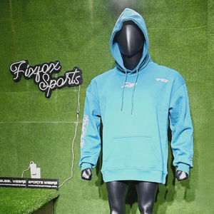 Pull-over personnalisé pour homme en molleton 100 % coton, épais, coupe oversize, épaules tombantes, brodé, écologique et respirant - Product Image 1