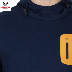 Sweat à capuche tendance hiver coupe régulière de haute qualité pour hommes Doublure intérieure solide motif polaire Couleur personnalisée Meilleur - Product Image 2