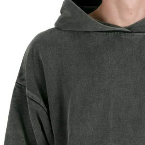 เสื้อสเวตเตอร์แบบสวมหัวมีฮู้ดสำหรับผู้ชายชุดออกกำลังกายแขนยาวผ้าฟลีซใส่ลำลองสำหรับฤดูหนาวพิมพ์ซับลิเมชันตามสั่ง - Product Image 4