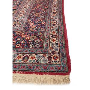 Alfombra de Lana Anudada a Mano Azul Aalam Pae-5422 con Patrón Floral Rectangular para Decoración de Sala de Estar, Tamaño 9x12 para Adolescentes - Product Image 4