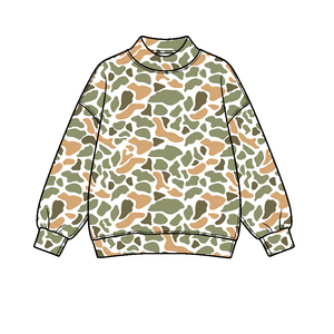 Précommande – Nouveaux T-shirts et Hauts Personnalisés à Col Montant et Manches Longues pour Femmes Adultes, Imprimé <span class=keywords><strong>Camouflage</strong></span>, Vente en Gros, Collection Chasse - Product Image 6