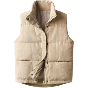 Top qualité imperméable respirant hommes vestes gilet bouffant chaud col montant sans manches veste pour randonnée en plein air course - Product Image 1