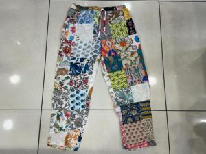 Boho Hippie Patchwork Pantalones Hombre Mujer Algodón Verano Funky Hippy Pantalones Unisex Boho Algodón Pantalones Yoga Pantalones - Product Image 2