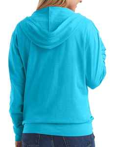 Sweat à capuche demi-fermeture éclair de haute qualité pour femmes tissu tricoté respirant impression de logo personnalisé grande taille conception fabuleuse OEM disponible - Product Image 2