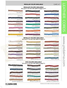 Fabricant de cordon en cuir tressé plat rond de haute qualité - Product Image 3