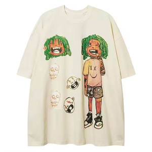 เสื้อยืดแขนสั้นผ้าฝ้ายถัก100% เป็นมิตรกับสิ่งแวดล้อมออกแบบได้ตามต้องการ - Product Image 5