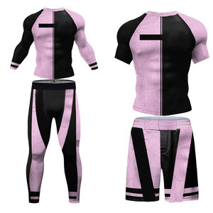 High Quality OEM Design BJJ MMA <b>Rash</b> <b>Guard</b> Set - Product Image 4