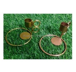 Soporte de vela de Metal de diseño elegante candelabro de Metal de nueva apariencia para decoración del hogar lujo de calidad superior - Product Image 1