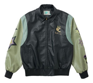 Blouson aviateur classique noir pur personnalisé vestes en cuir pour hommes veste en cuir véritable imprimée brodée vintage pour hommes - Product Image 4