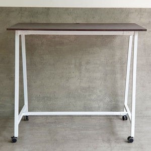 Escritorio Moderno Minimalista FOS de 120x60cm, Madera de Caucho con Patas de Hierro, Requiere Ensamblaje, para Oficina o Estudio, FOS013 - Product Image 5