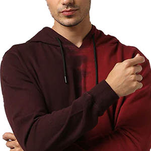 Sudadera con capucha para hombre hecha en fábrica al por mayor, jersey de tela de algodón, gimnasio y fitness, diseño forrado, peso pesado, fácilmente lavable - Product Image 5