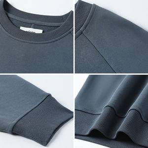 Sudadera de Cuello Redondo para Mujer al por Mayor, Personalizada 2026, de Alta Calidad, 100% Algodón, Hombros Caídos, Talla Grande - Product Image 5
