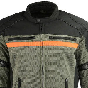 แจ็กเก็ตหนังสำหรับแข่งรถมอเตอร์ไซด์ของผู้ชายแจ็กเก็ตหนังขี่มอเตอร์ไซด์โลโก้ตามสั่ง - Product Image 2