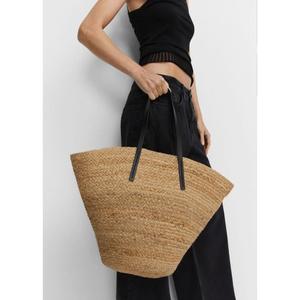 Sacs à main fabriqués en Inde Sacs surdimensionnés en jute avec logo personnalisé imprimé Sac à main le plus tendance Sac à main fabriqué avec motif personnalisé - Product Image 5