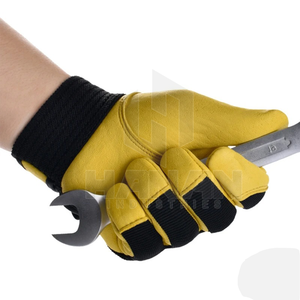 ถุงมือนิรภัยที่ได้คะแนนดีที่สุดสำหรับงานก่อสร้างและงานกลางแจ้งด้ามจับแข็งแรงกันลื่นพร้อมโลโก้ป้องกันมือและแขนออกแบบได้ตามต้องการ - Product Image 2