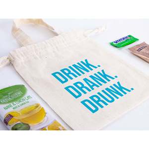 Bolsas de Algodón para Bebidas, 6W X 8H (15,5cm X 20 Cm), Diseñadas para una Mejor Visibilidad y Legibilidad - Product Image 1