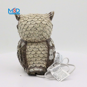 Figurine Burung Hantu Resin LED Langsung dari Pabrik, Dekorasi Burung Hantu LED, Ornamen Lampu Musim Dingin - Product Image 5