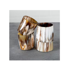 Rond de serviette en corne de buffle de haute qualité et fabricant de cuisine fournisseur de l'anneau de serviette en corne de l'Inde - Product Image 2