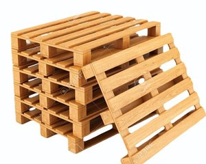 Euro EPAL Wood Pallet 40x48 Inches 4-Way Entry Standard Industrial Shipping <b>Crate</b> with Slip Sheet for Logistics - Product Image 4