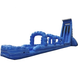 22 chân trượt nước bơm hơi cấp thương mại cây cọ nhiệt đới đôi làn đường trượt - Product Image 2