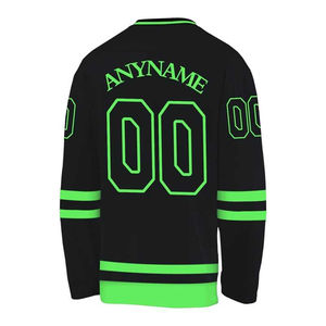 Custom Made Professional <b>Laced</b> <b>Collar</b> Sublimated Youth Ice Hockey Wear Professional Hockey Uniform Jerseys - Product Image 3