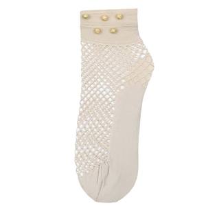 Calcetines de red para mujer - Color piel - Product Image 1