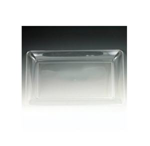 Plateau rectangulaire en acrylique pour la présentation des aliments, support de service pour craquelins, plateau pour fête à domicile et plateau de charcuterie - Product Image 5