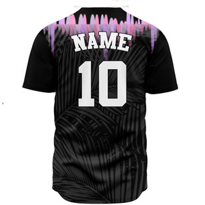 Maillot d'entraînement personnalisable pour homme, haute performance, nouveau style, maillot de baseball par sublimation, grande taille, imprimé de bonne qualité - Product Image 6